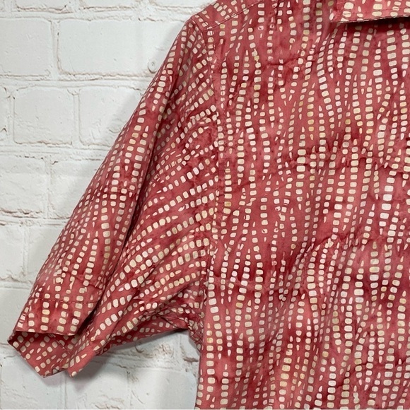 Orton Brothers Shirt Men Small Orange Hawaiian Casual Short Sleeve Button Up - Picture 9 of 9